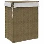 Laundry hamper with synthetic rattan lid 46x33x60 cm by , Laundry baskets - Ref: Foro24-372029, Price: 55,94 €, Discount: %