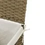 Laundry hamper with synthetic rattan lid 46x33x60 cm by , Laundry baskets - Ref: Foro24-372029, Price: 55,94 €, Discount: %