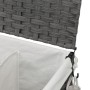 Grauer Rattan-Wäschekorb mit Rädern 60x35x60,5 cm von , Wäschekörbe - Ref: Foro24-372041, Preis: 71,77 €, Rabatt: %