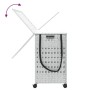 Schmutzwäschekorb mit Rädern Rattan weiß 66x35x60 cm von , Wäschekörbe - Ref: Foro24-372048, Preis: 82,53 €, Rabatt: %
