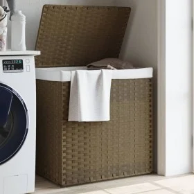 Wäschekorb mit 2 Teilen aus synthetischem Rattan 53x35x57 cm von , Wäschekörbe - Ref: Foro24-372034, Preis: 45,05 €, Rabatt: %