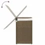 Laundry basket with 2 sections made of synthetic rattan 53x35x57 cm by , Laundry baskets - Ref: Foro24-372034, Price: 45,05 €...