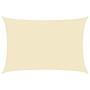 Toldo de vela crema HDPE 160 g/m² 5x7 m