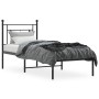 Bettgestell mit schwarzem Metallkopfteil 80x200 cm von , Betten und Lattenroste - Ref: Foro24-374330, Preis: 65,44 €, Rabatt: %