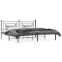 Bettgestell mit schwarzem Metallkopfteil 193x203 cm von , Betten und Lattenroste - Ref: Foro24-374345, Preis: 107,09 €, Rabat...