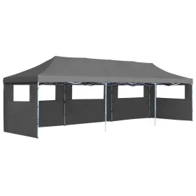 Folding pop-up party tent with 5 anthracite walls 3x9 m by vidaXL, Tents and gazebos - Ref: Foro24-44981, Price: 381,83 €, Di...