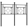 Kopfteil aus schwarzem Metall, 120 cm von , Kopf- und Fußteile - Ref: Foro24-374370, Preis: 38,95 €, Rabatt: %