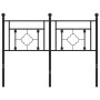 Kopfteil aus schwarzem Metall, 120 cm von , Kopf- und Fußteile - Ref: Foro24-374370, Preis: 38,95 €, Rabatt: %