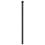 Cabecero de metal negro 120 cm de , Cabeceros y pies de cama - Ref: Foro24-374370, Precio: 38,39 €, Descuento: %