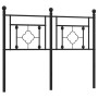 Kopfteil aus schwarzem Metall, 120 cm von , Kopf- und Fußteile - Ref: Foro24-374370, Preis: 38,95 €, Rabatt: %