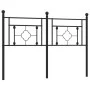 Kopfteil aus schwarzem Metall, 140 cm von , Kopf- und Fußteile - Ref: Foro24-374372, Preis: 45,79 €, Rabatt: %