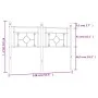 Cabecero de metal negro 140 cm de , Cabeceros y pies de cama - Ref: Foro24-374372, Precio: 45,81 €, Descuento: %