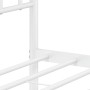 Bettgestell aus Metall mit weißem Kopfteil 80x200 cm von , Betten und Lattenroste - Ref: Foro24-374379, Preis: 61,77 €, Rabat...
