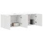 Mueble de TV Montado en la Pared 2 pcs 59,5 x 31 x 40 cm en Muebles TV | Comprar online en Foro24