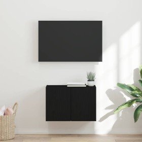Mueble de TV Montado en la Pared Negro 59,5 x 31 x 40 cm en Muebles TV | Comprar online en Foro24