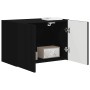 Mueble de TV Montado en la Pared Negro 59,5 x 31 x 40 cm en Muebles TV | Comprar online en Foro24