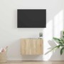 Mueble de TV Montado en la Pared Roble Sonoma 59,5 x 31 x 40 cm en Muebles TV | Comprar online en Foro24