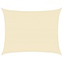 Toldo de vela crema HDPE 160 g/m² 6x8 m