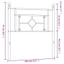 Kopfteil aus weißem Metall, 100 cm von , Kopf- und Fußteile - Ref: Foro24-374417, Preis: 29,58 €, Rabatt: %