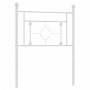White metal headboard 80 cm by , Headboards and footboards - Ref: Foro24-374415, Price: 25,98 €, Discount: %