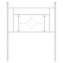 White metal headboard 80 cm by , Headboards and footboards - Ref: Foro24-374415, Price: 25,98 €, Discount: %