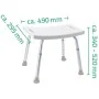 RIDDER White bathroom stool 150 kg A00601101 by RIDDER, Shower seats and benches - Ref: Foro24-421605, Price: 86,59 €, Discou...