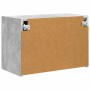 Mueble de TV Montado en la Pared Gris Concreto en Muebles TV | Comprar online en Foro24