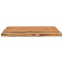 Square bathroom countertop solid acacia wood 60x60x2.5 cm by , Countertops - Ref: Foro24-370258, Price: 54,34 €, Discount: %
