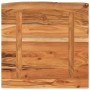 Square bathroom countertop solid acacia wood 60x60x2.5 cm by , Countertops - Ref: Foro24-370258, Price: 54,34 €, Discount: %