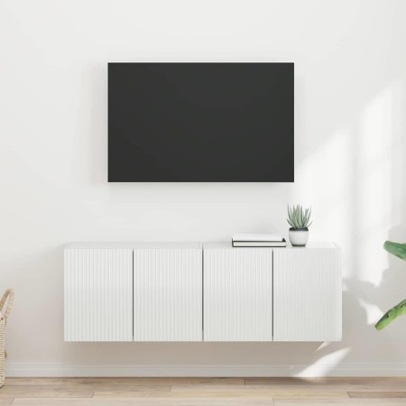 Mueble de TV Montado en la Pared 2 pcs brillante en Muebles TV | Comprar online en Foro24