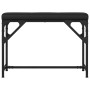 Esszimmerbank Stahl und Kunstleder schwarz 62x32x45 cm von , Ess- und Küchenbänke - Ref: Foro24-835217, Preis: 40,84 €, Rabat...