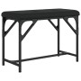 Esszimmerbank Stahl und Kunstleder schwarz 62x32x45 cm von , Ess- und Küchenbänke - Ref: Foro24-835217, Preis: 40,84 €, Rabat...