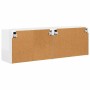 Mueble de TV Montado en la Pared 2 pcs brillante en Muebles TV | Comprar online en Foro24