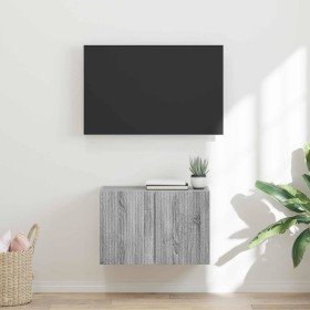 Mueble de TV Montado en la Pared Gris Sonoma 59,5 x 31 x 40 cm en Muebles TV | Comprar online en Foro24