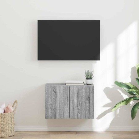 Mueble de TV Montado en la Pared Gris Sonoma 59,5 x 31 x 40 cm en Muebles TV | Comprar online en Foro24