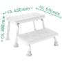 RIDDER Two-tier stool white 150 kg A0102001 by RIDDER, Mobility and accessibility - Ref: Foro24-421612, Price: 77,90 €, Disco...
