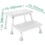 RIDDER Two-tier stool white 150 kg A0102001 by RIDDER, Mobility and accessibility - Ref: Foro24-421612, Price: 91,16 €, Disco...