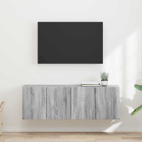Mueble de TV Montado en la Pared 2 pcs Gris Sonoma en Muebles TV | Comprar online en Foro24
