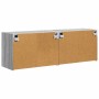 Mueble de TV Montado en la Pared 2 pcs Gris Sonoma en Muebles TV | Comprar online en Foro24