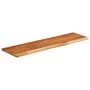 Rectangular wall shelf acacia wood live edge 90x30x2.5 cm by , Shelves and shelves - Ref: Foro24-370239, Price: 44,13 €, Disc...