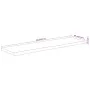 Rectangular wall shelf acacia wood live edge 90x30x2.5 cm by , Shelves and shelves - Ref: Foro24-370239, Price: 44,13 €, Disc...