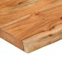 Rectangular acacia wood board live edge 180x30x2.5 cm by , Table tops - Ref: Foro24-370245, Price: 240,11 €, Discount: %
