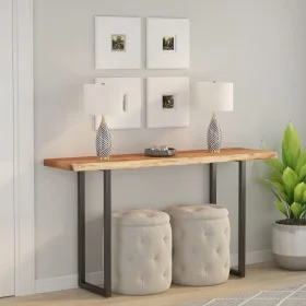 Rectangular board acacia wood live edge 110x40x2.5 cm by , Table tops - Ref: Foro24-370253, Price: 63,54 €, Discount: %