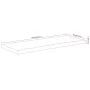 Rechteckiges Brett aus Akazienholz mit lebender Kante, 110 x 40 x 2,5 cm von , Tischplatten - Ref: Foro24-370253, Preis: 66,2...