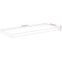 Rectangular board acacia wood live edge 90x40x2.5 cm by , Table tops - Ref: Foro24-370251, Price: 54,21 €, Discount: %