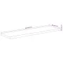 Rectangular wall shelf acacia wood live edge 60x20x3.8 cm by , Shelves and shelves - Ref: Foro24-370272, Price: 41,97 €, Disc...