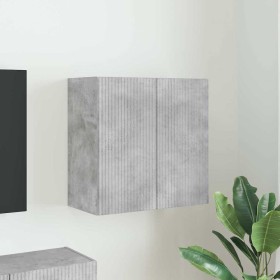 Mueble de TV Montado en la Pared Gris Concreto en Muebles TV | Comprar online en Foro24