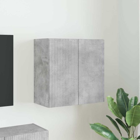 Mueble de TV Montado en la Pared Gris Concreto en Muebles TV | Comprar online en Foro24