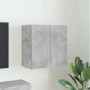 Mueble de TV Montado en la Pared Gris Concreto en Muebles TV | Comprar online en Foro24
