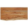 Rectangular wall shelf acacia wood live edge 40x20x3.8 cm by , Shelves and shelves - Ref: Foro24-370270, Price: 24,37 €, Disc...
